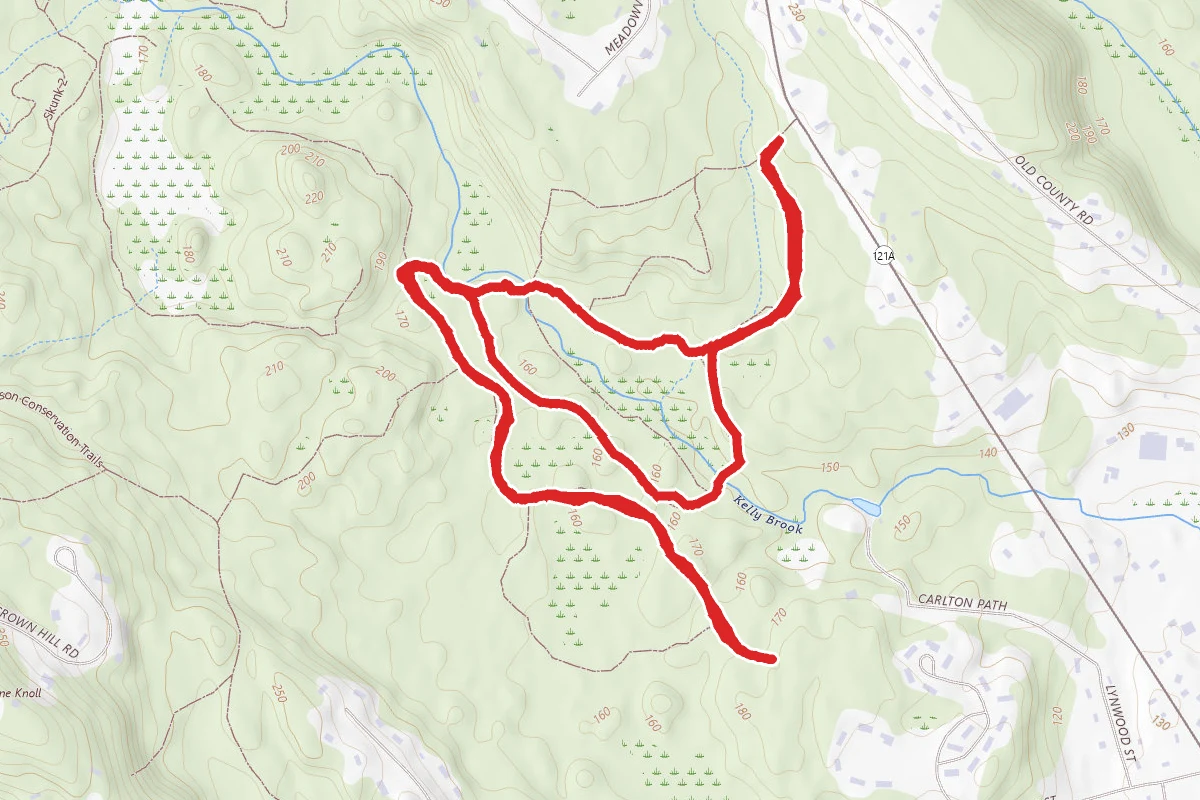 Carlton Path via Red and Yellow Trail