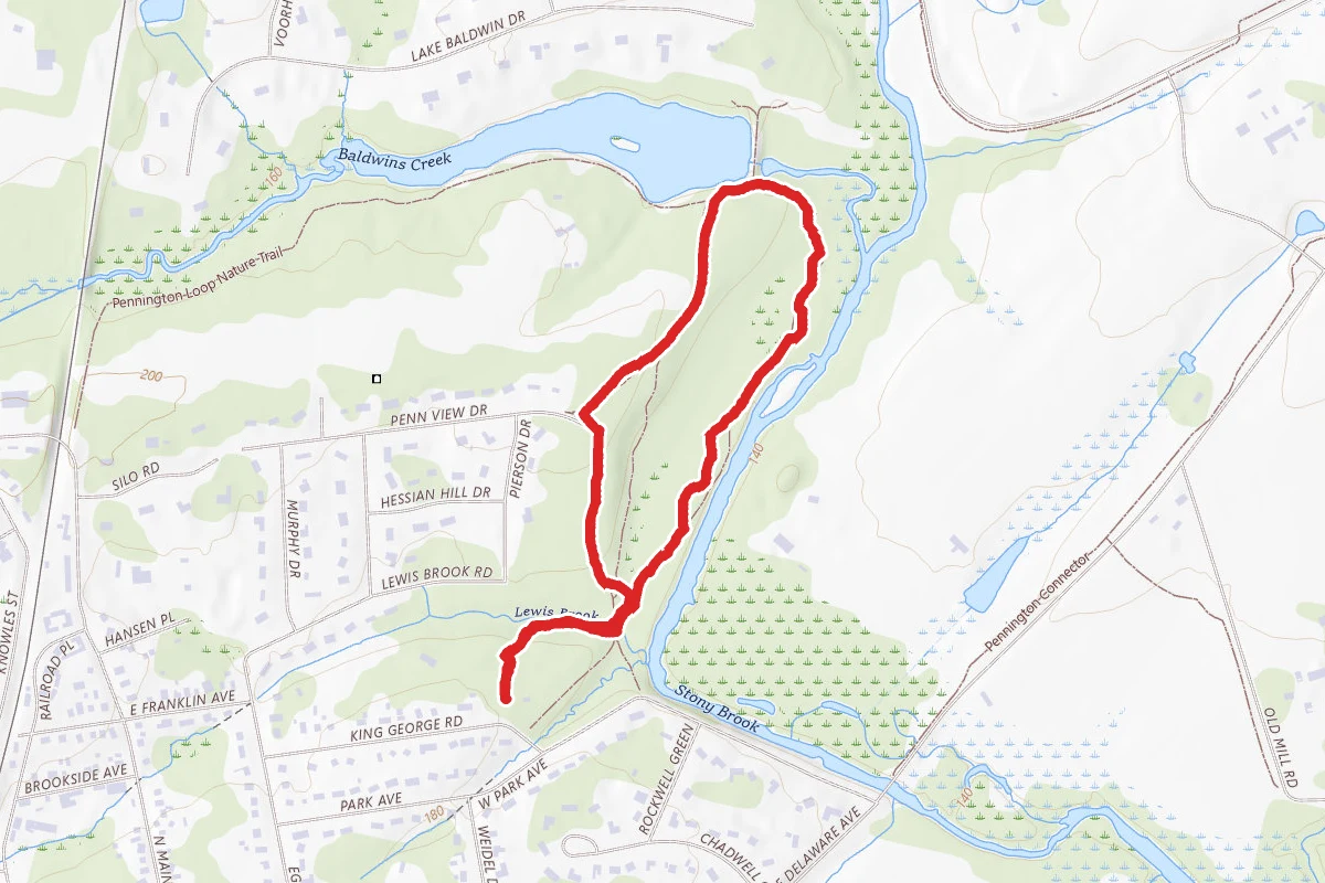 Baldwin Lake via Pennington Loop Nature Trail