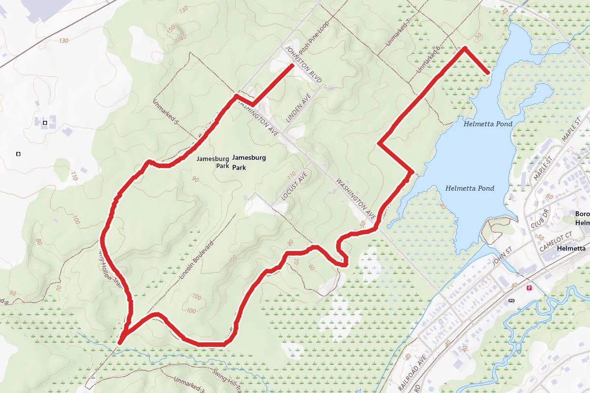 Snuffy Hollow Trail and Pitch Pine Loop