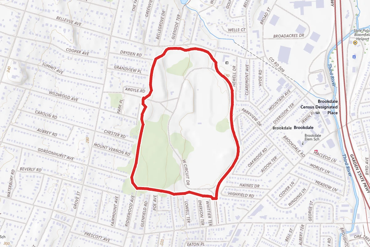 Brookdale Park Outer Loop