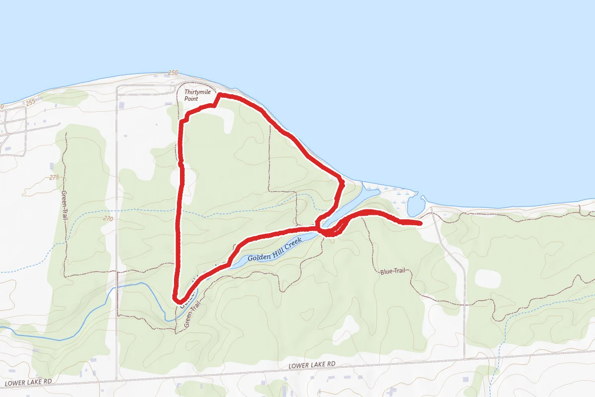 Golden Hill Creek Park Red Trail