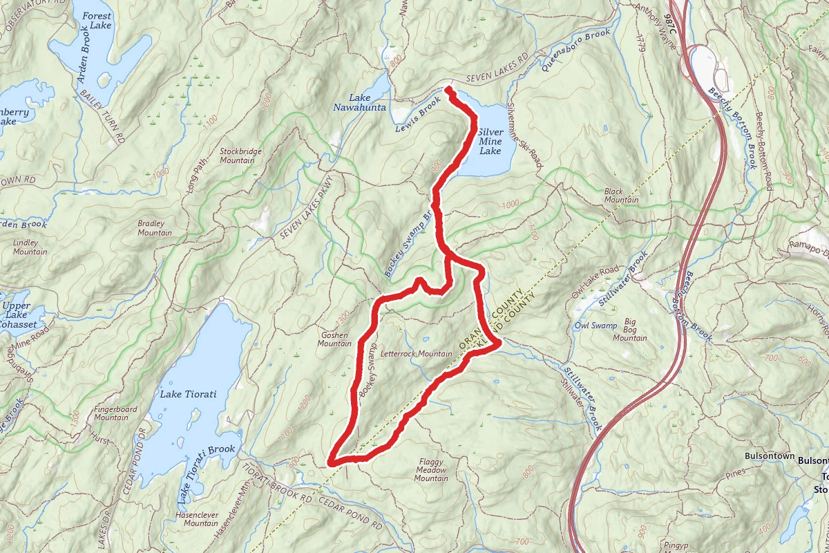 LetterRock Mountain Loop Trail