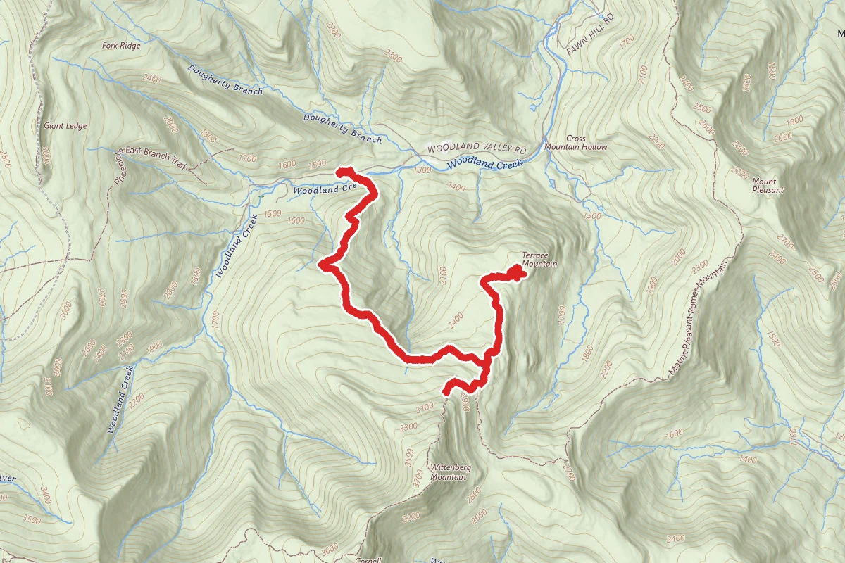 Terrace Mountain and Shelter Trail