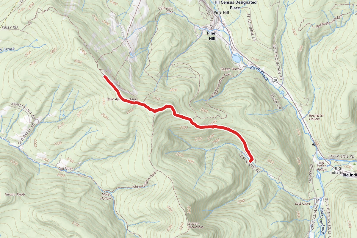 Belleayre Mountain via Lost Clove and Belleayre Ridge