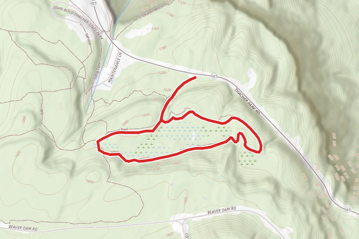 John Boyd Thacher Yellow Trail Loop