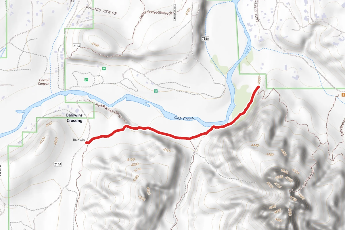 Baldwin and Templeton Trail