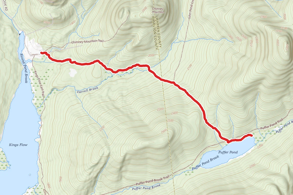 Kings Flow to Puffer Pond Trail