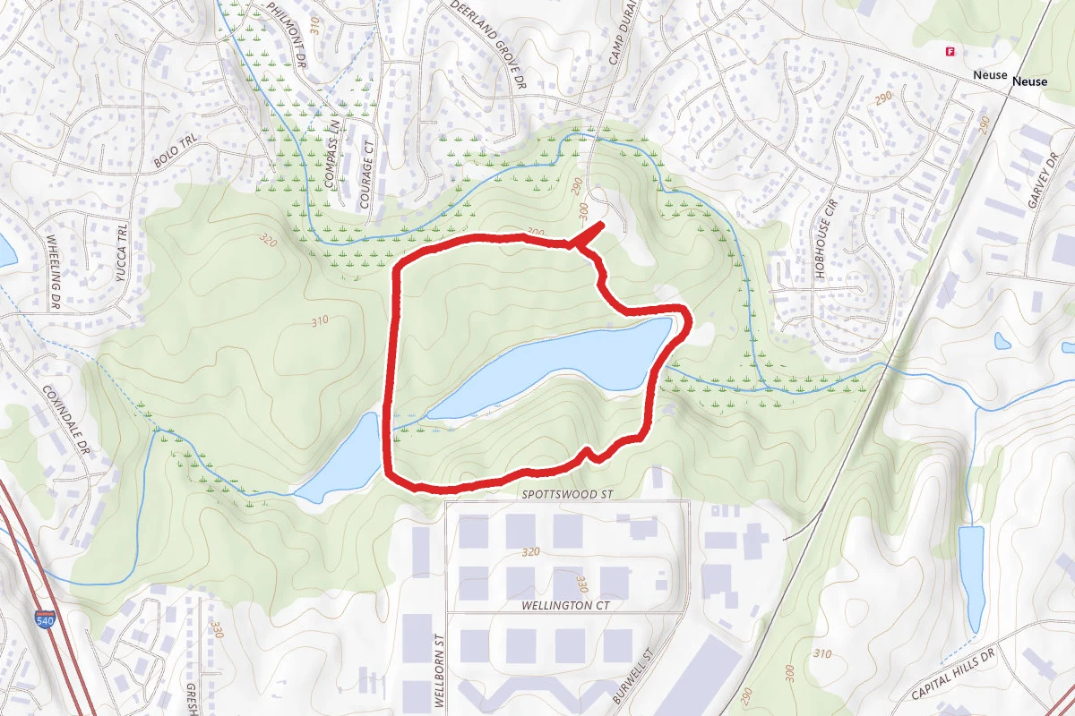 White House Trail, Border Trail, Service Road