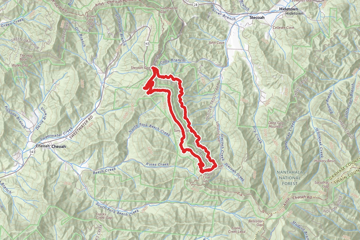 Stecoah Gap Loop via Appalachian Trail
