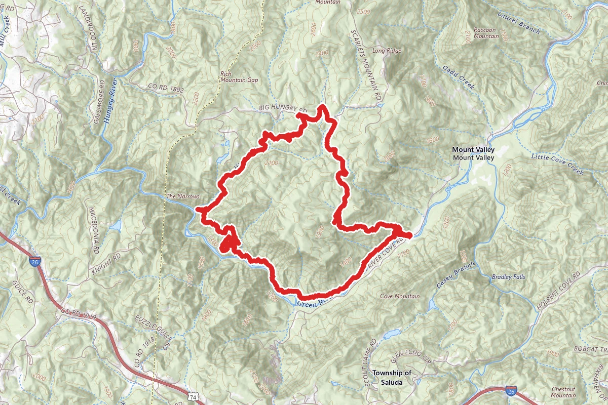 Green River and Pulliam Creek Loop