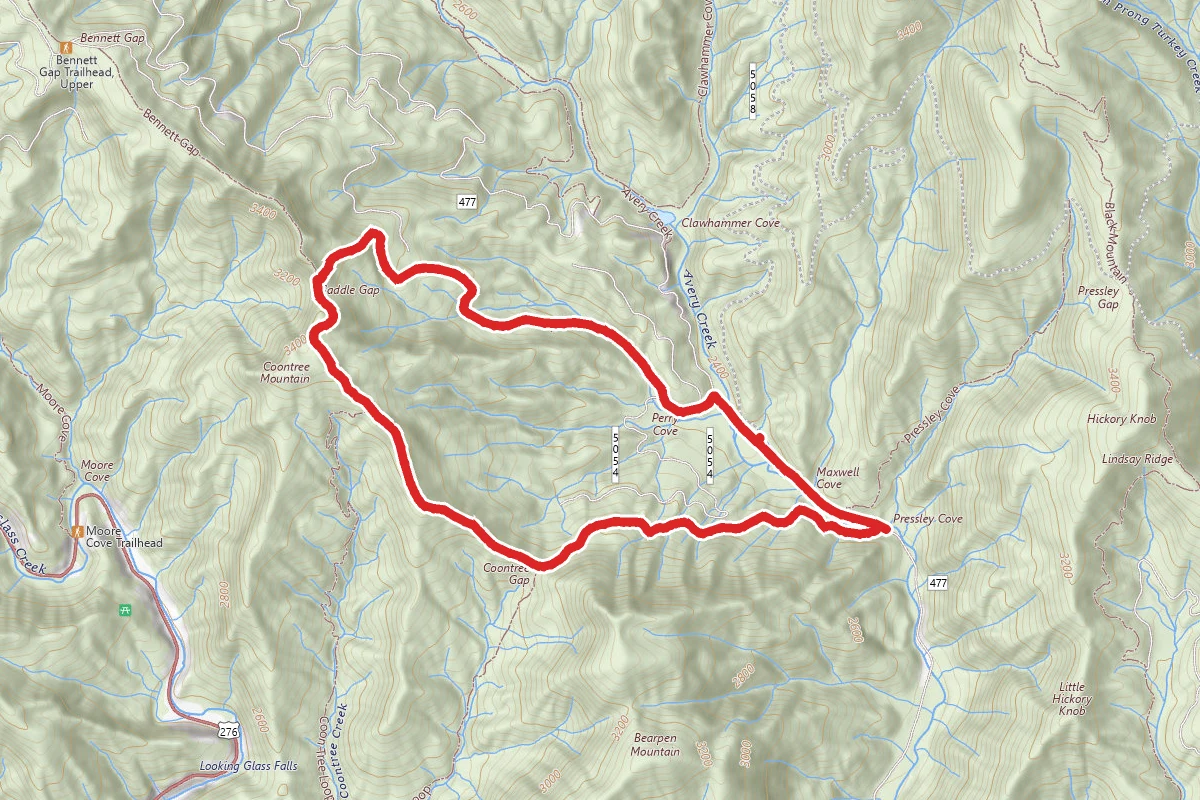 Perry Cove and Bennett Gap Loop