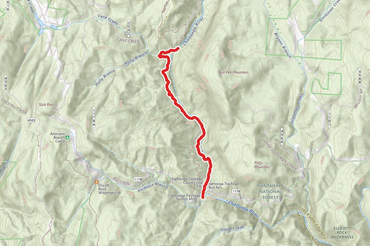 Chattooga Gorge Trail