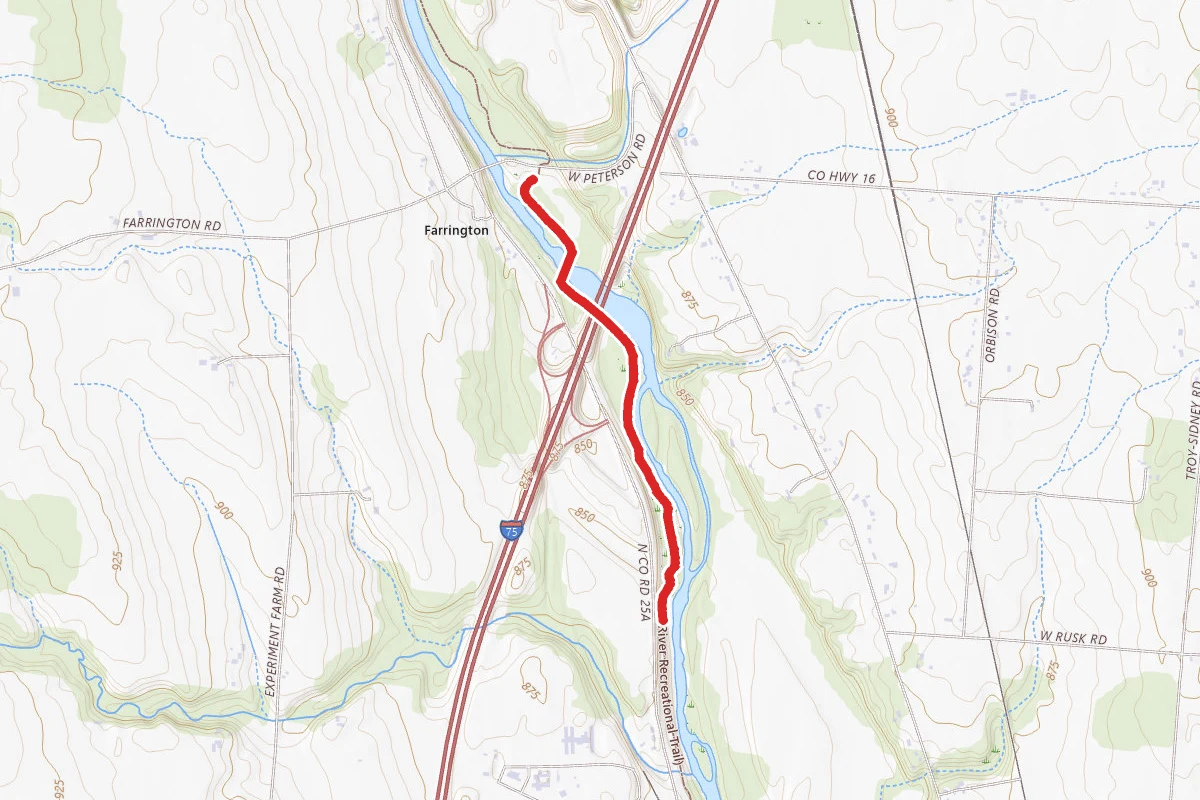 Great Miami River Recreational Trail via W Peterson Rd