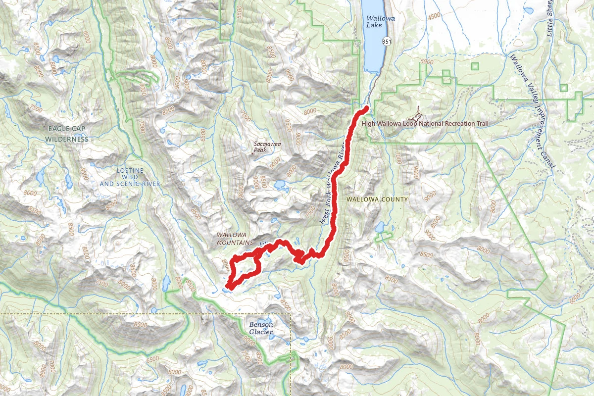 West Fork Trail to Lakes Basin Trail to Trail 1810A Loop