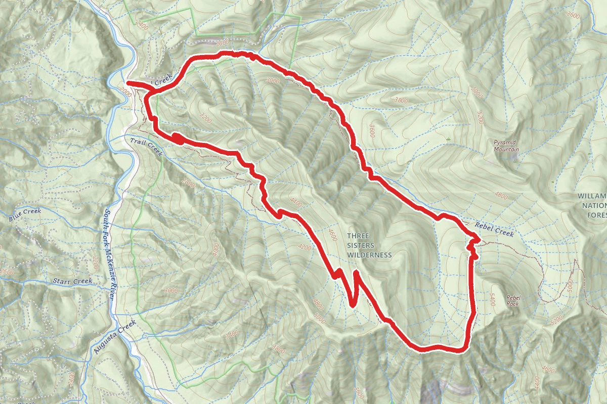 Rebel Rock Trail