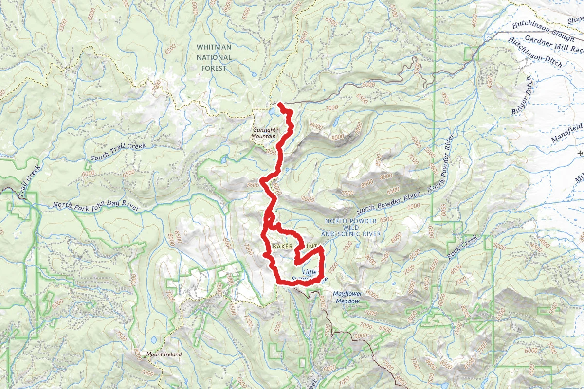 Lost Lake and Summit Lake via Elkhorn Crest Trail