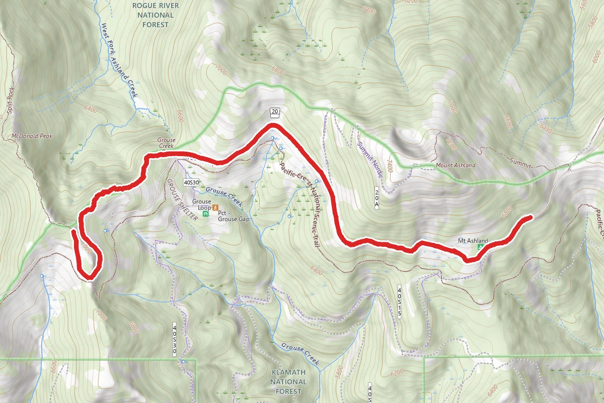 Mount Ashland via Siskiyou Summit Road