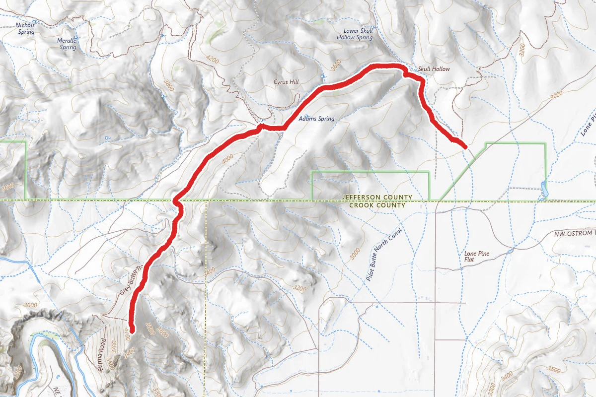 Gray Butte to Smith Rock Overlook