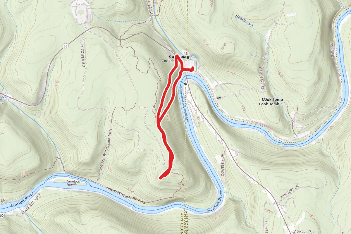 Seneca Viewpoint via Seneca, North Country, and Mohawk Trails