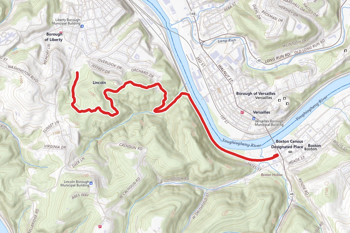 Cool Spirit Trail via Great Allegheny Passage
