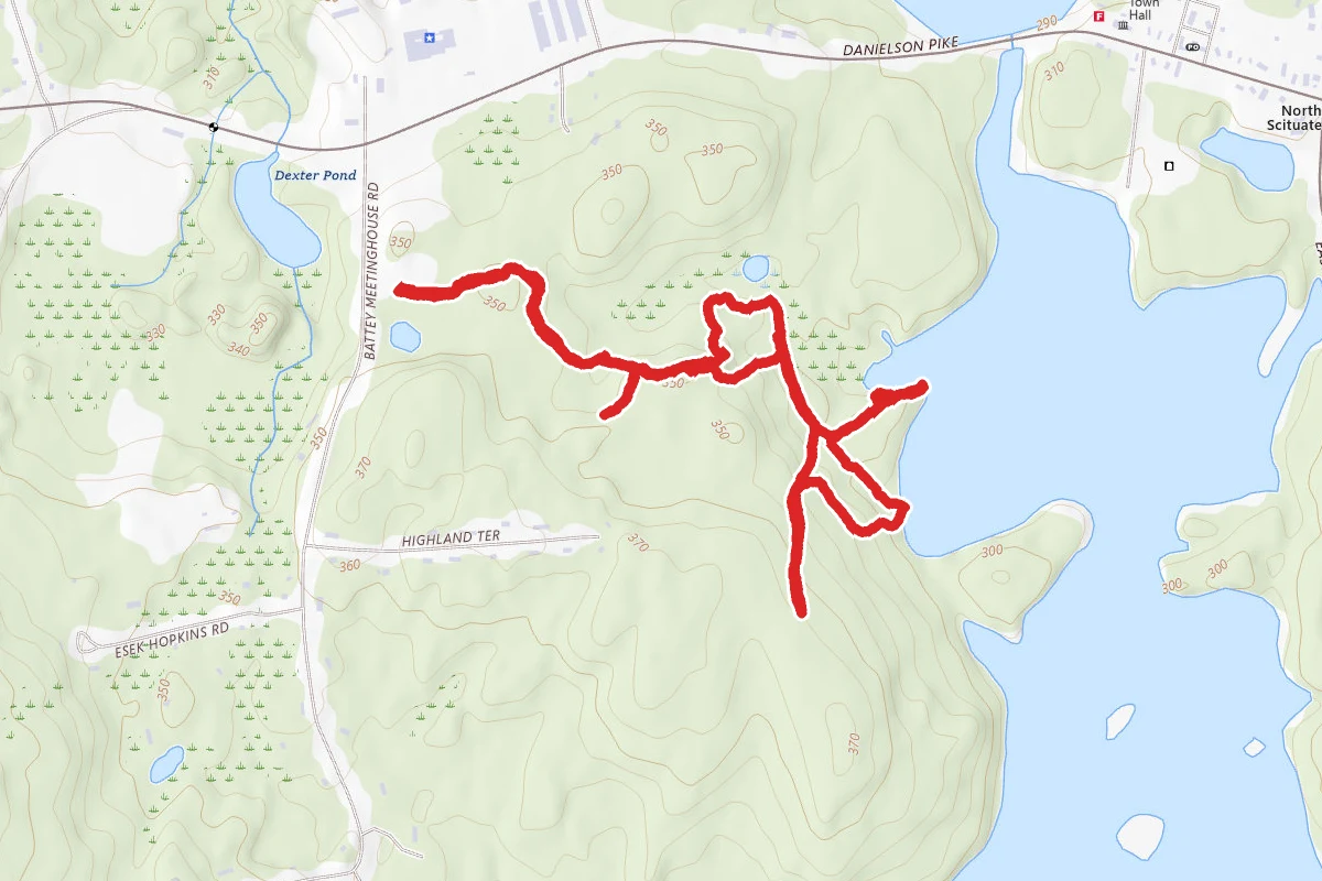 Scituate Reservoir from Eske Hopkins Park