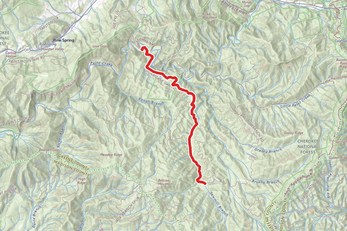 Hurricane Gap Road
