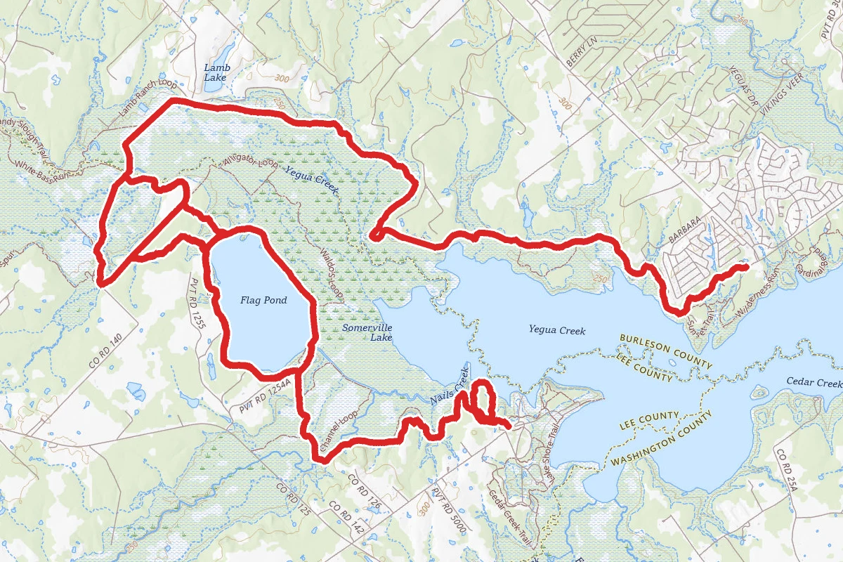 Lake Somerville Trailway