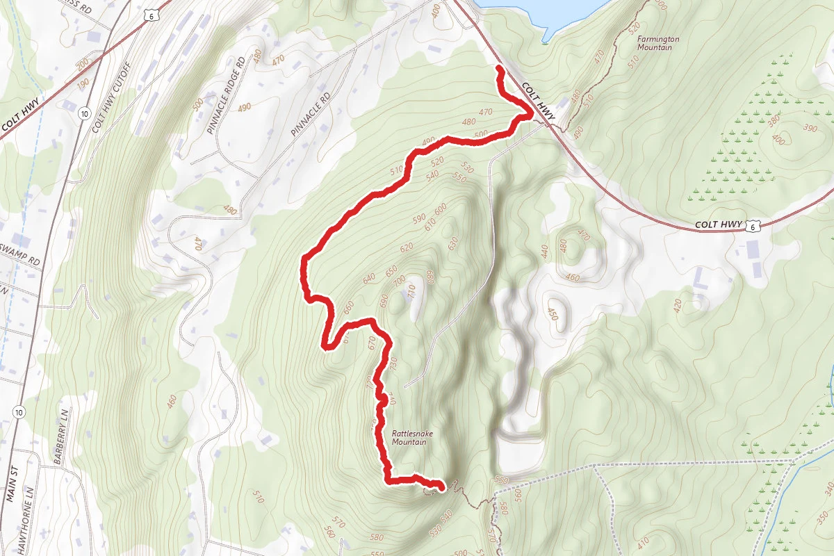 Rattlesnake Mountain via Metacomet Trail