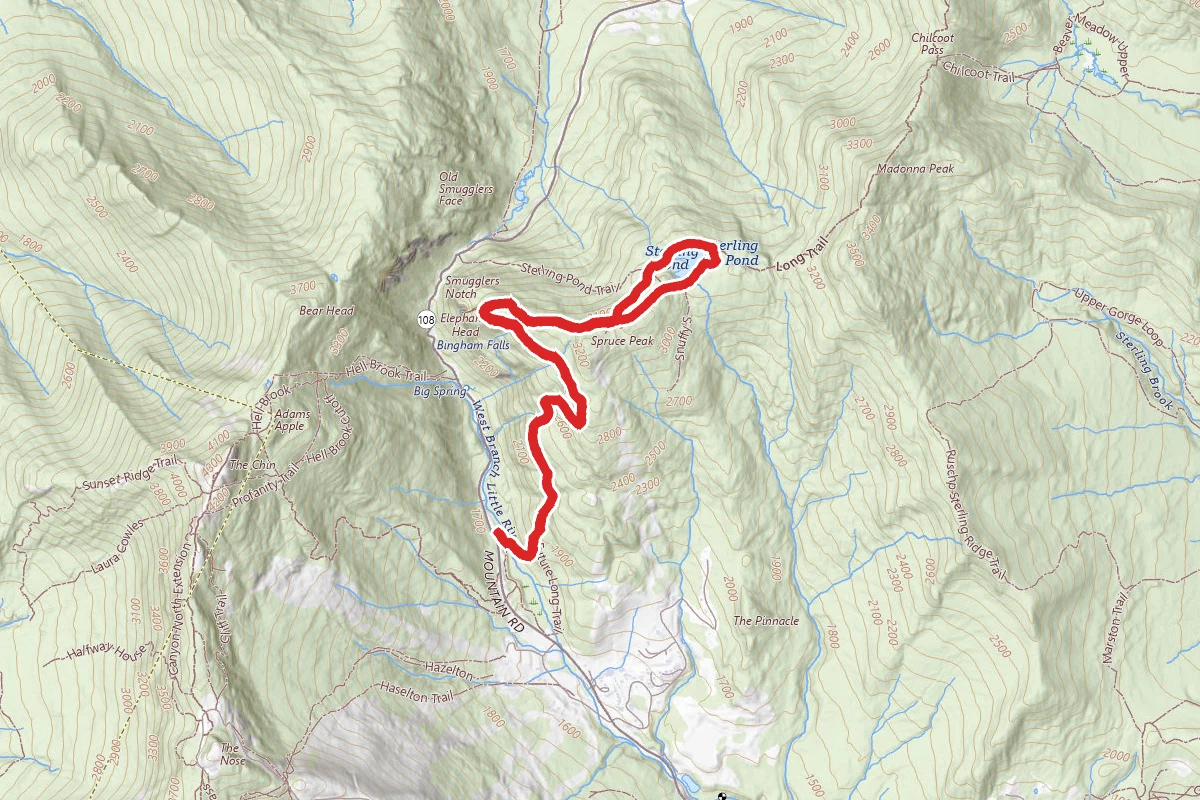 Sterling Pond via Long Trail