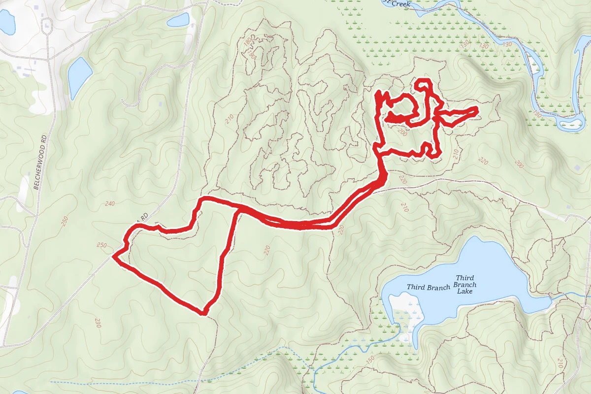 Pocahontas State Park Red Trail
