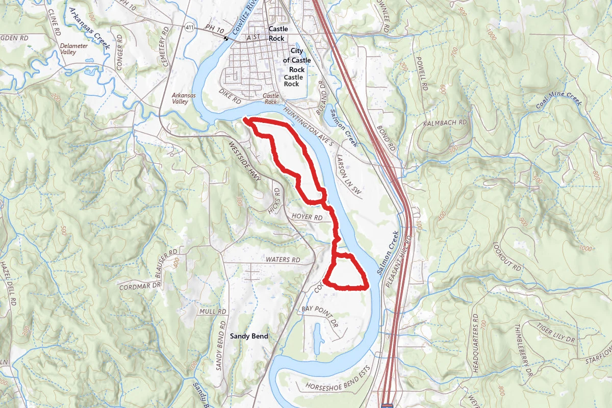 Camelot Spur and Cook Ferry Trail