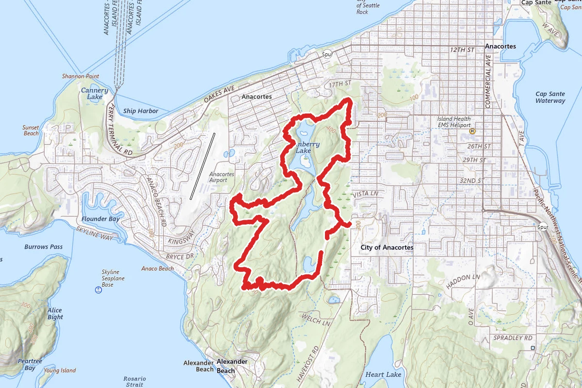 Trail #126, #118, #109 and #108 Loop