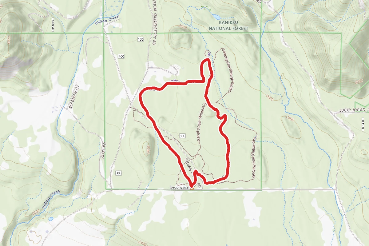 Geophysical Nordic Ski and Mtn Bike Trail