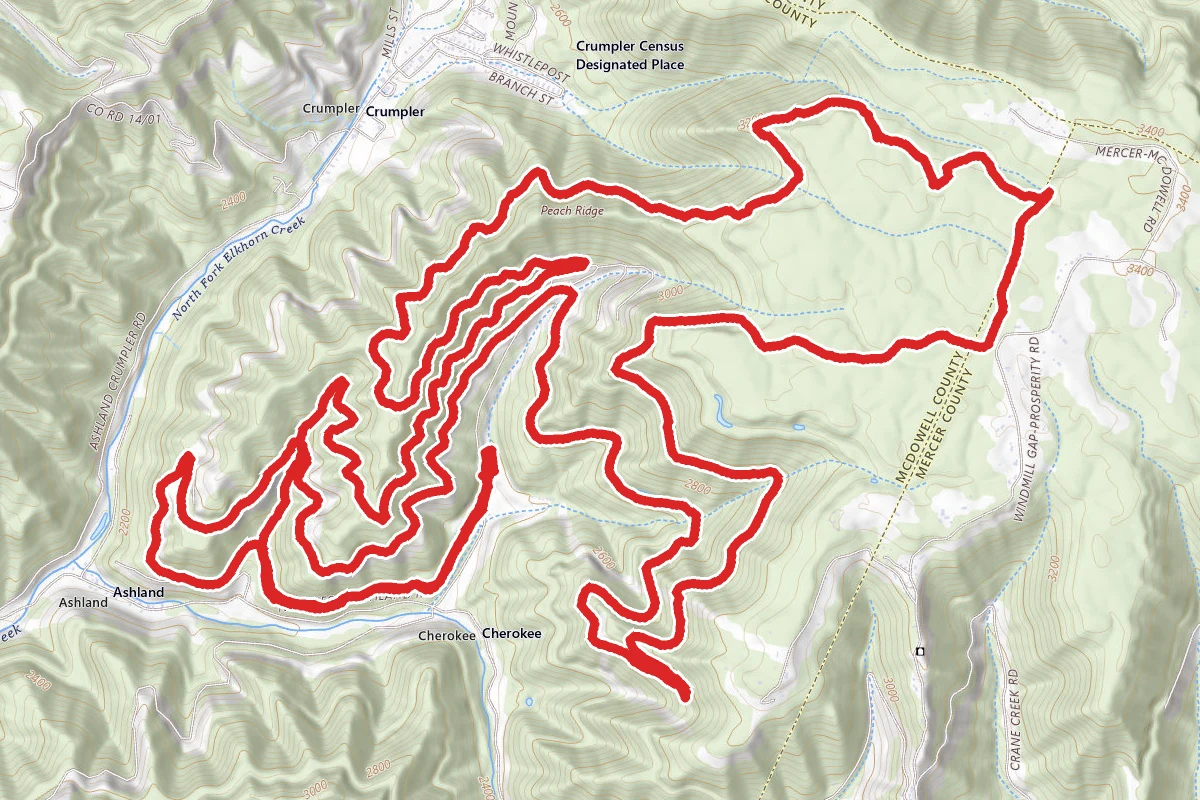 Indian Ridge - Hatfield McCoy Trails