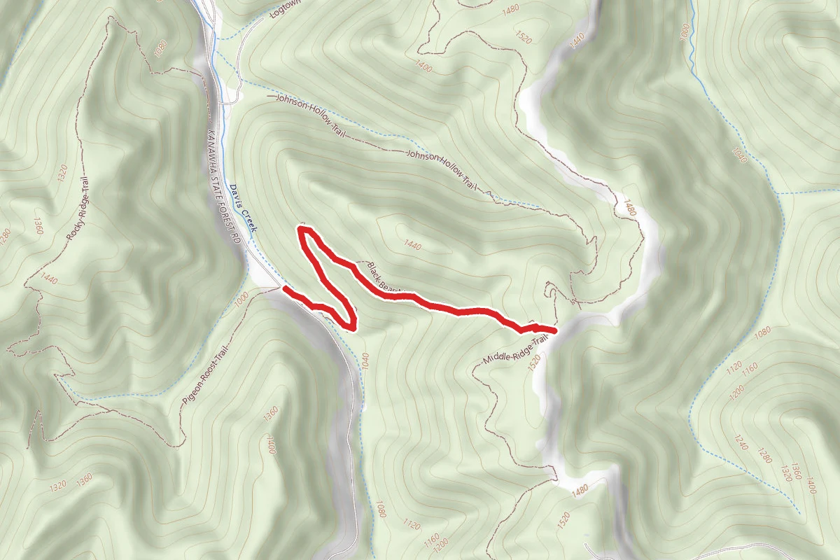 Black Bear Mountain Bike Trail