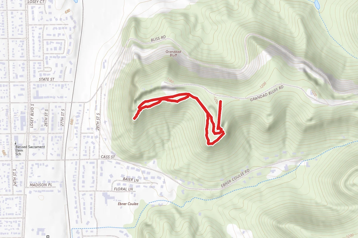 Grandad Bluff Valley Trail