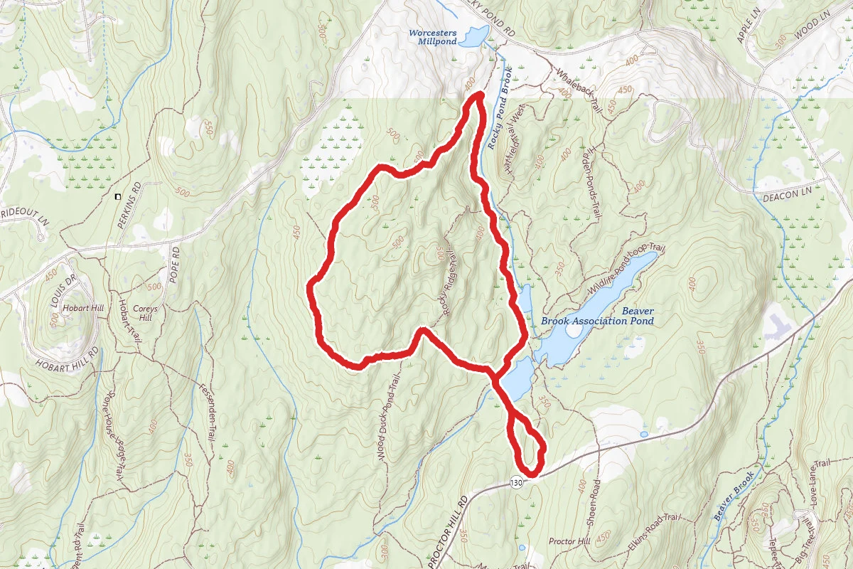 Dam Road to Tupelo and Old City Trail