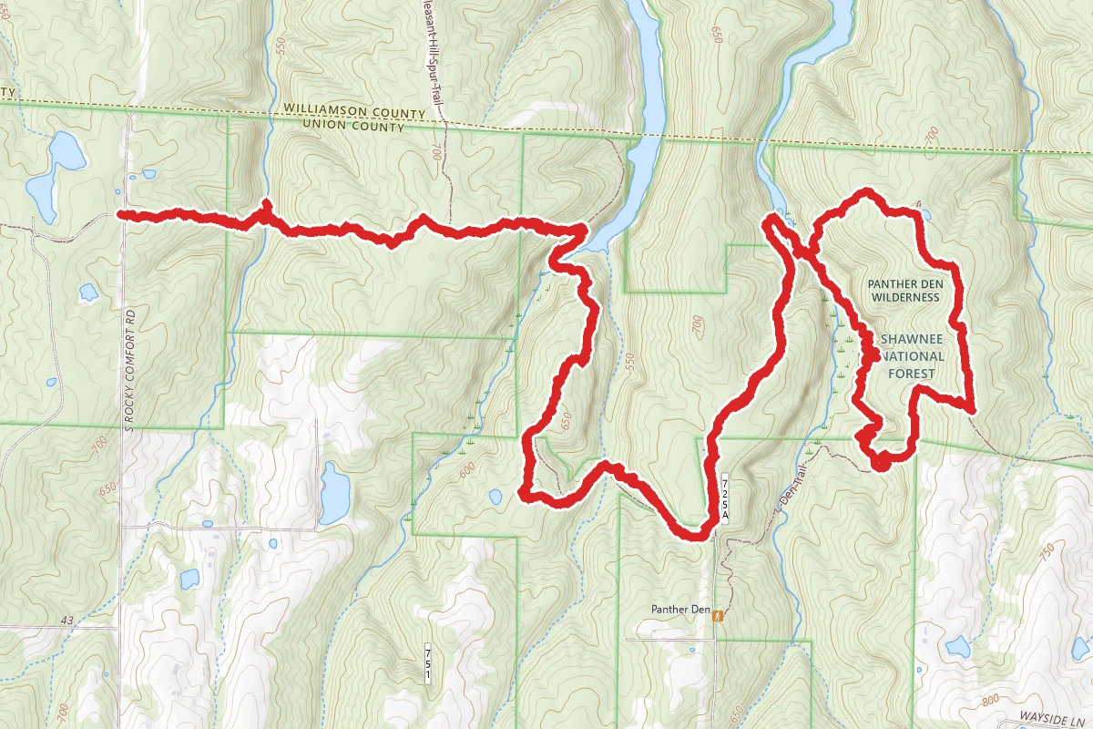 Panther's Den Trailhead
