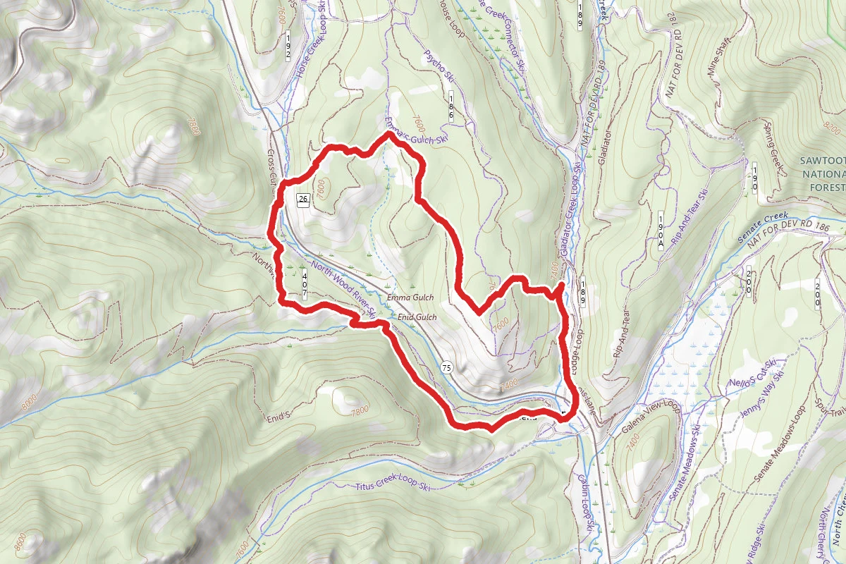 Galena Creek Snowshoe Trail