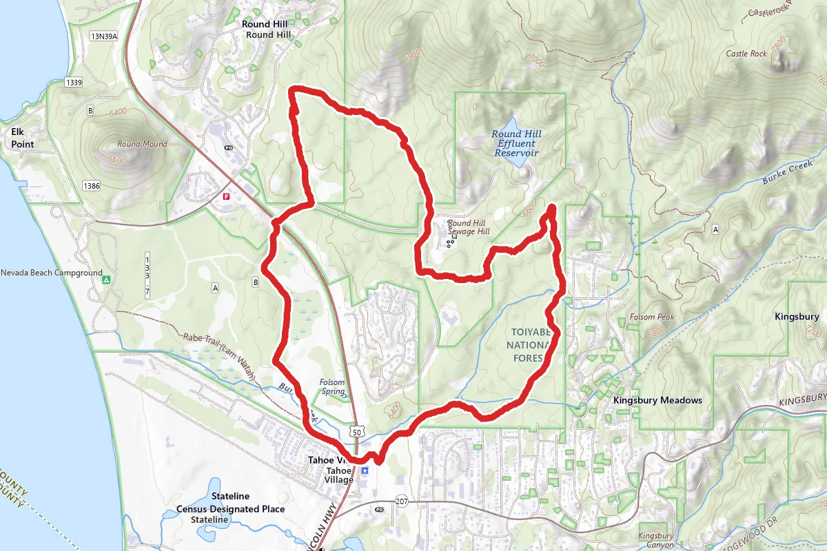 Round Hill Singletrack Loop