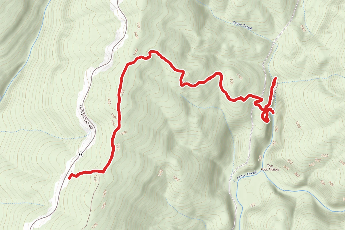 Buggytop Trail to Lost Cove Cave