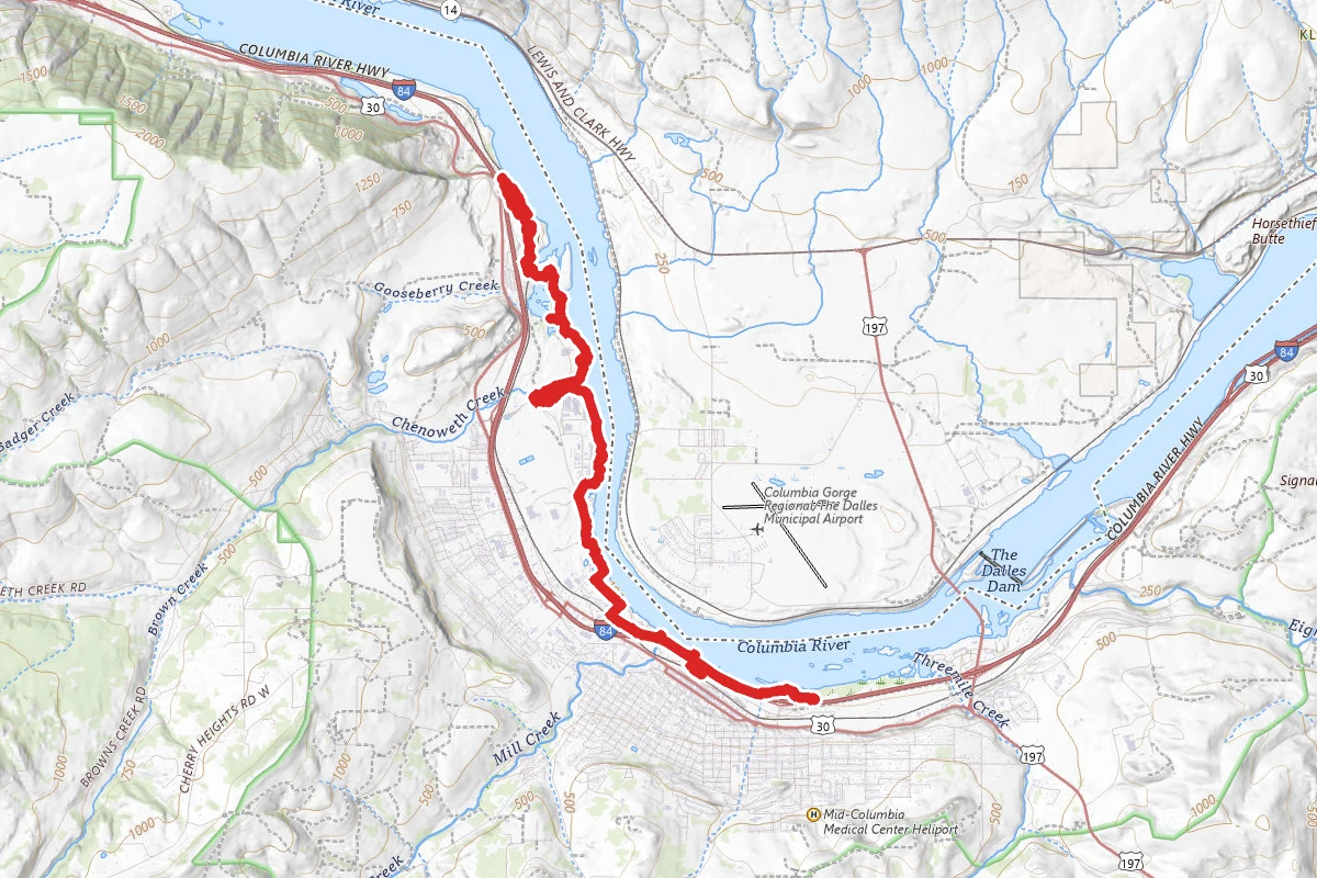 The Dalles Columbia River Trail
