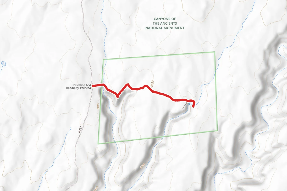 Horseshoe and Hackberry Groups Trail