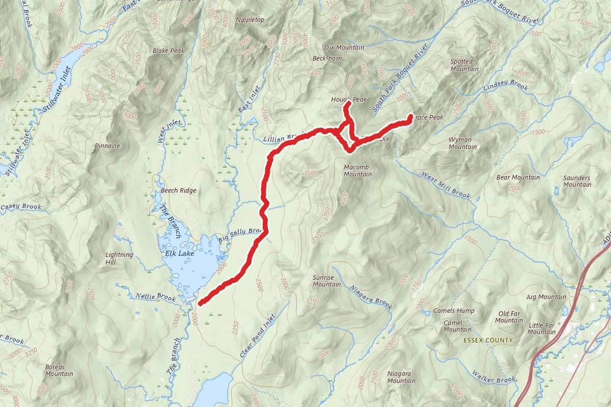 East Dix, South Dix, and Hough Peak via Hunters Pass Trail