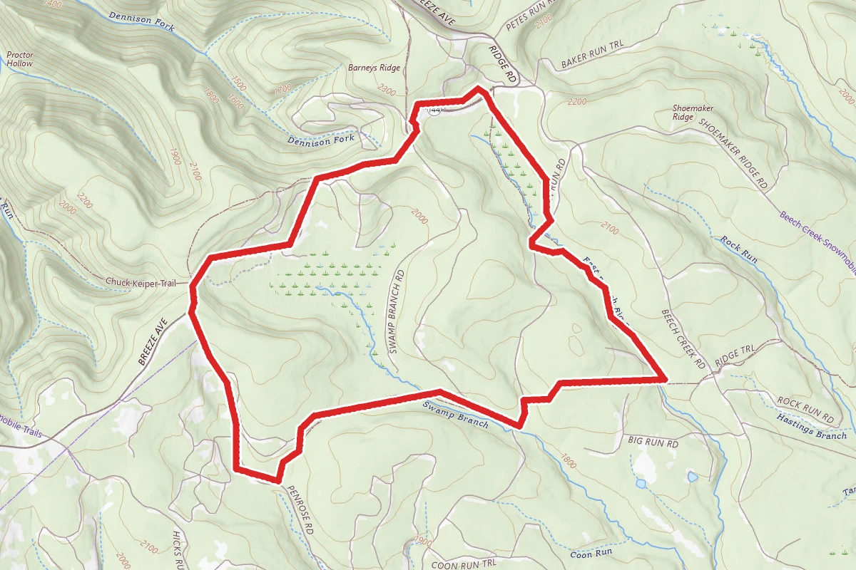 Chuck Keiper Trail, East Loop