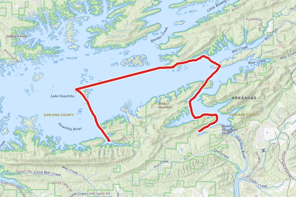 Ouachita Geo-Float Trail