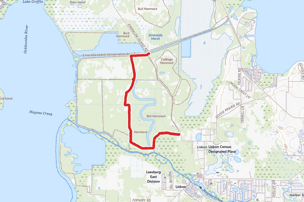 Emeralda Island Drive Trail
