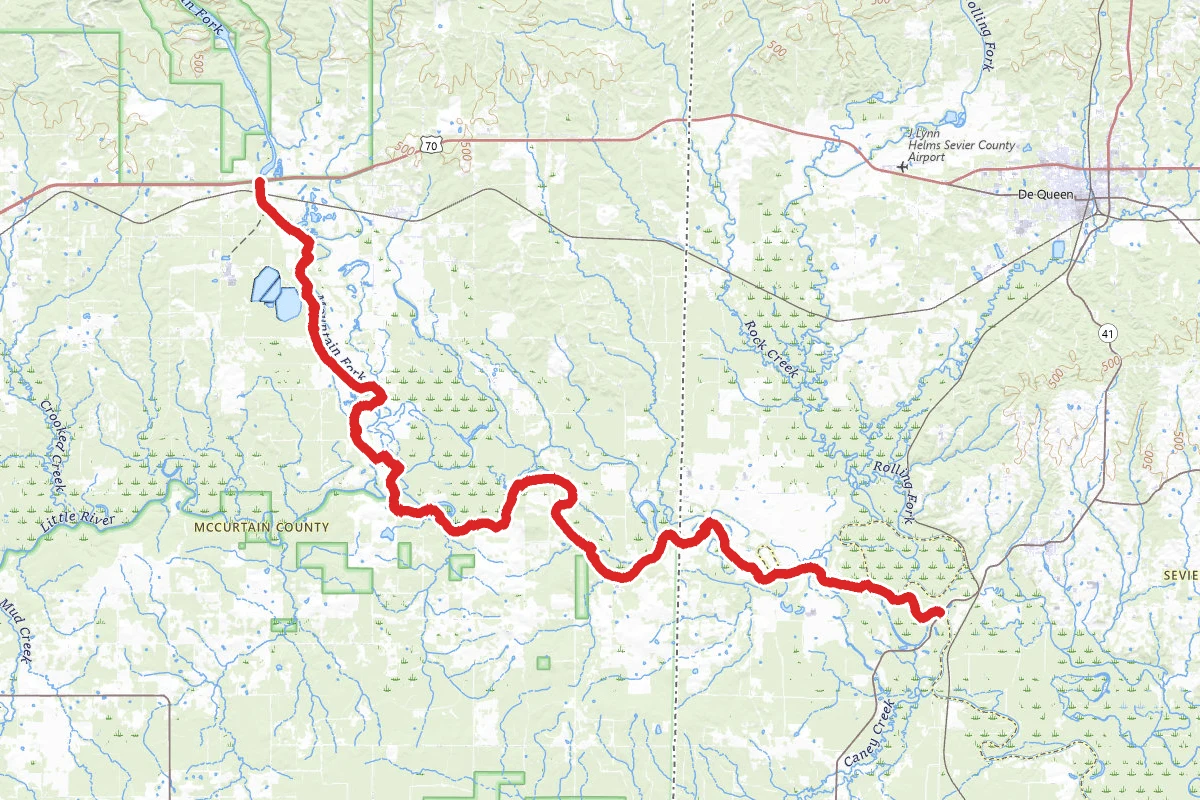 Lower Mountain Fork River