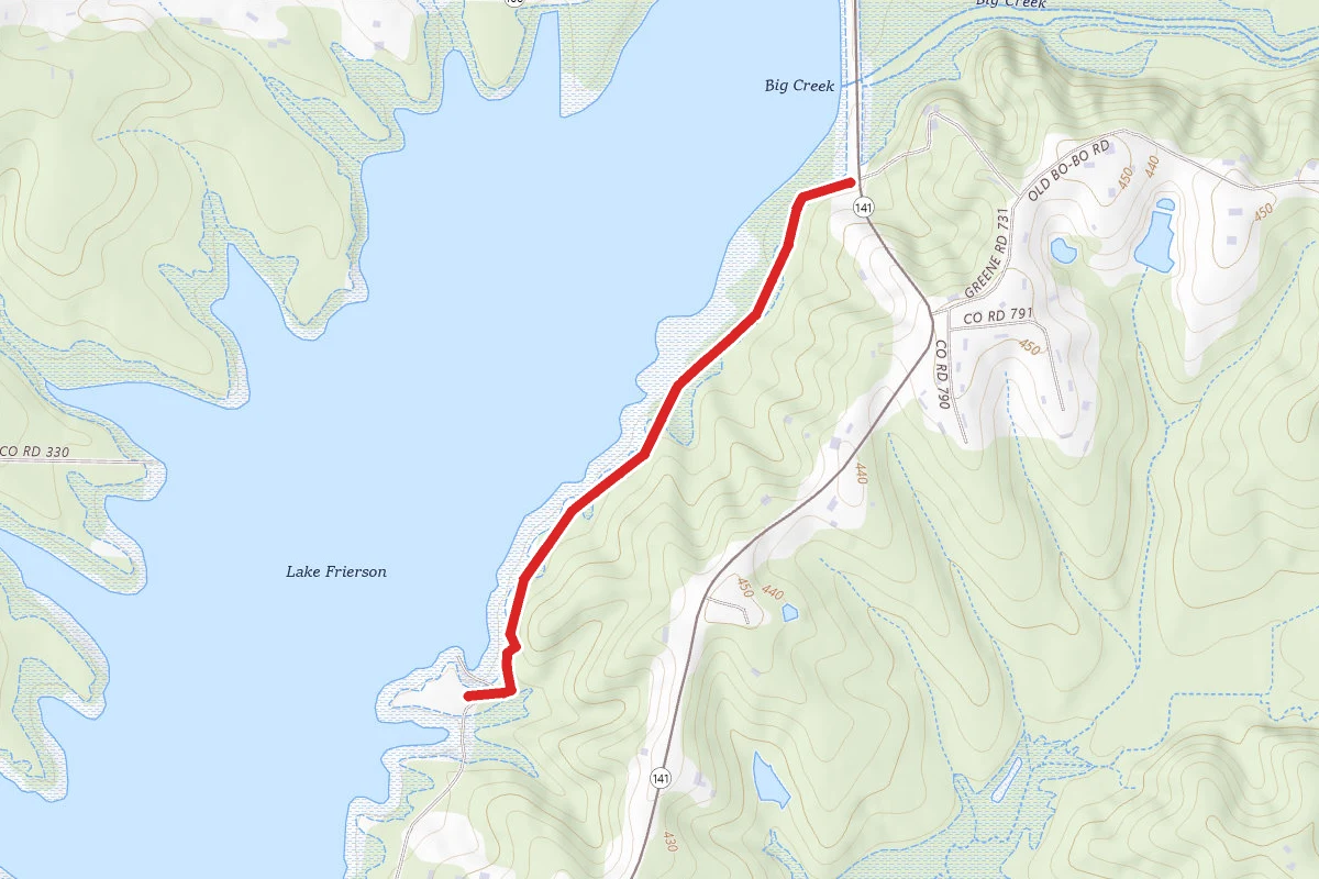 Lake Frierson Boundary Trail