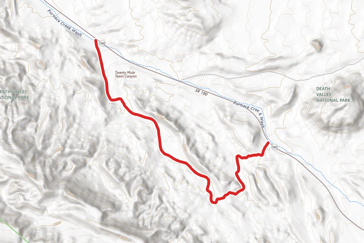 Twenty Mule Team Road